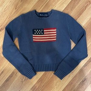 Ralph Lauren American Flag Sweater
